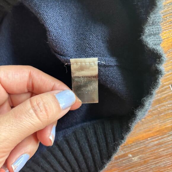 THE KEPT | Men's Colorblock Cashmere Sweater Size Small - Picture 5 of 7